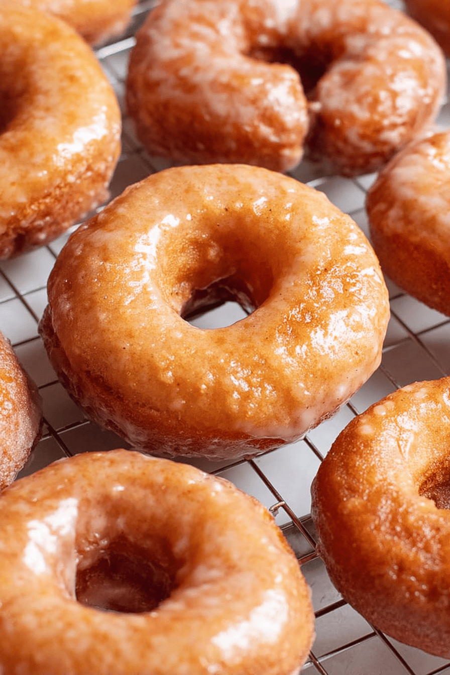 Light Vanilla Nutmeg Homemade Donuts