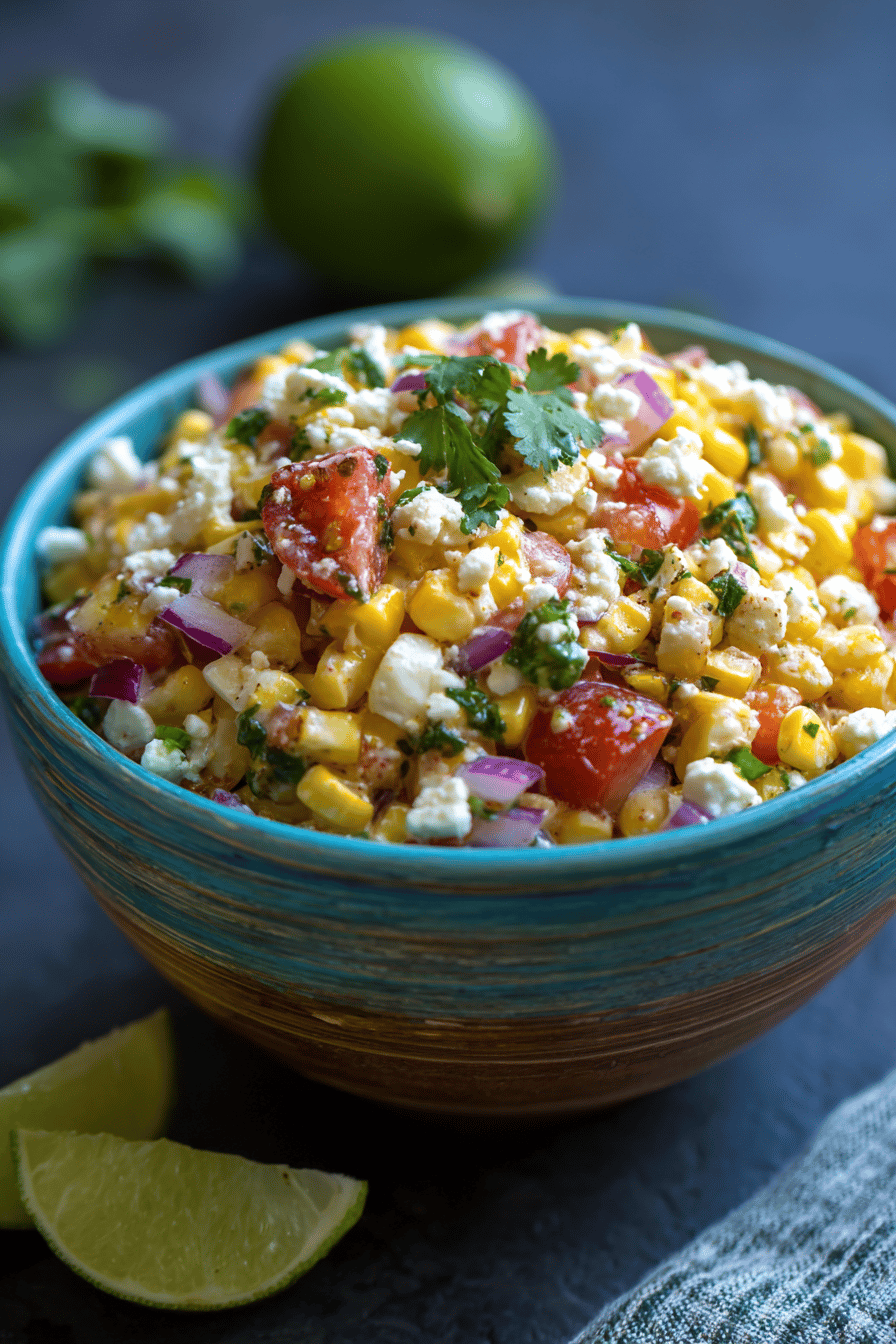 Mexican Street Corn Salad – Fresh Zesty Summer Side