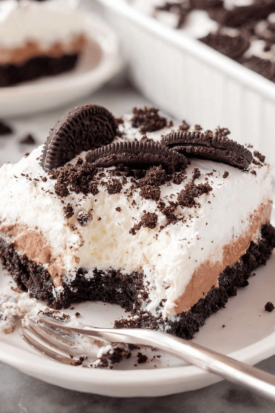No-Bake Oreo Cookie Cream Delight