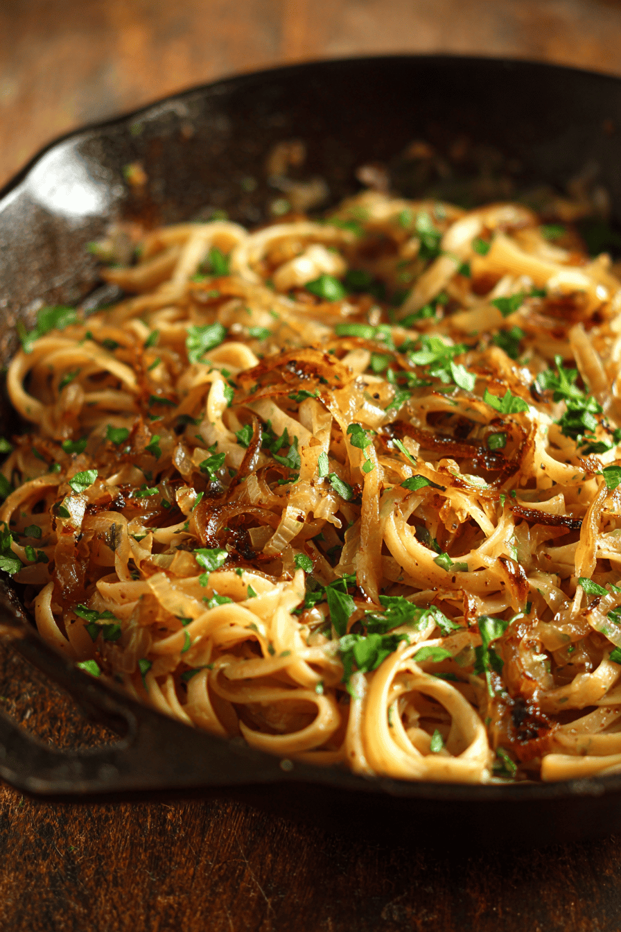 One Pot French Onion Pasta for Easy Comfort