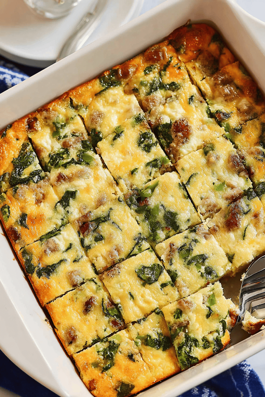 Overnight Holiday Breakfast Casserole for a Crowd
