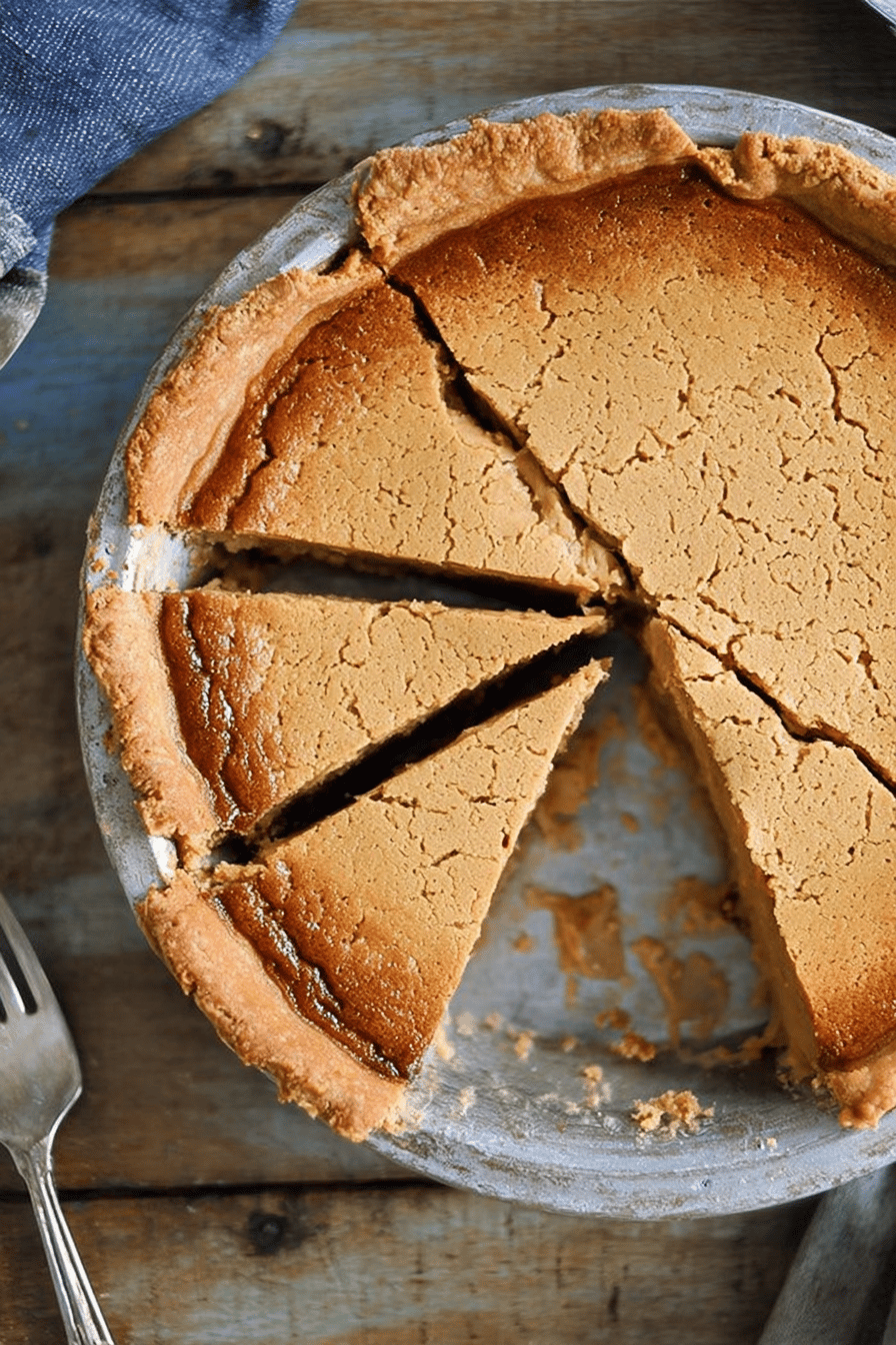 Peanut Butter Chess Pie Delight