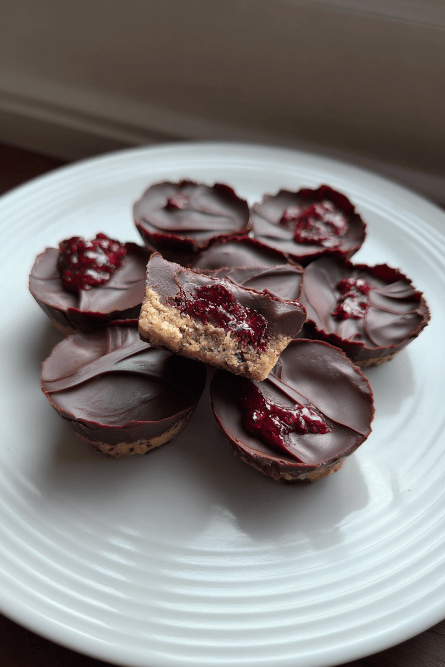 Peanut Butter Chocolate Chia Jam Bites