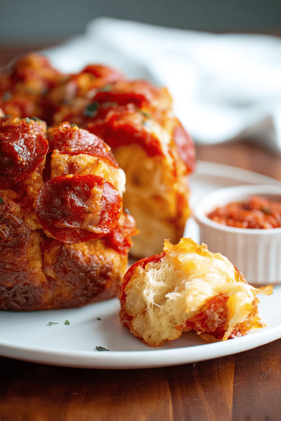 Pepperoni Pizza Pull-Apart Monkey Bread