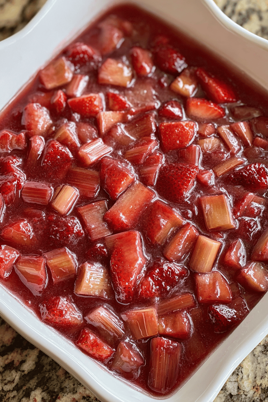 Perfect Strawberry Rhubarb Pie Filling Recipe