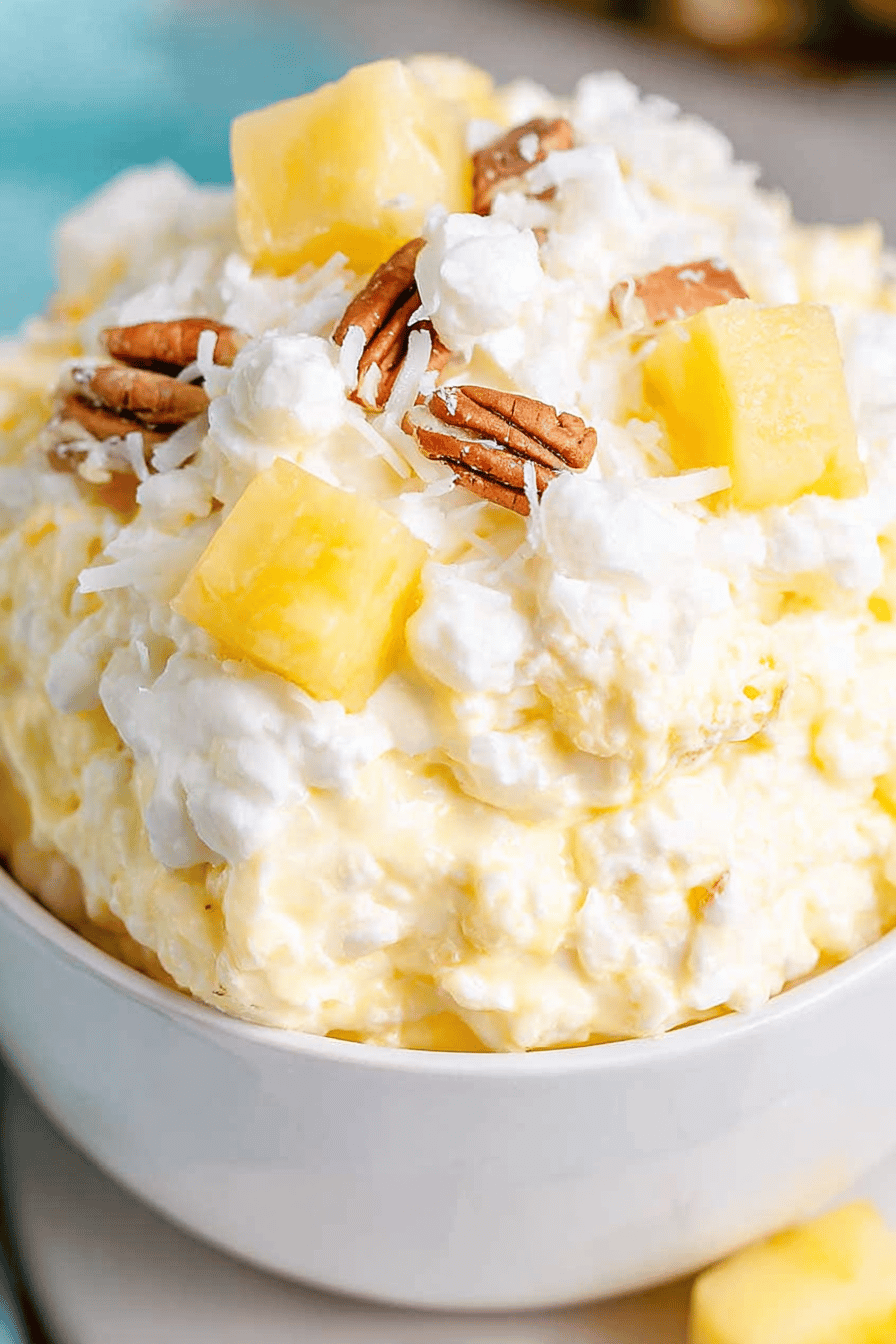 Pineapple Fluff No-Bake Dessert Delight