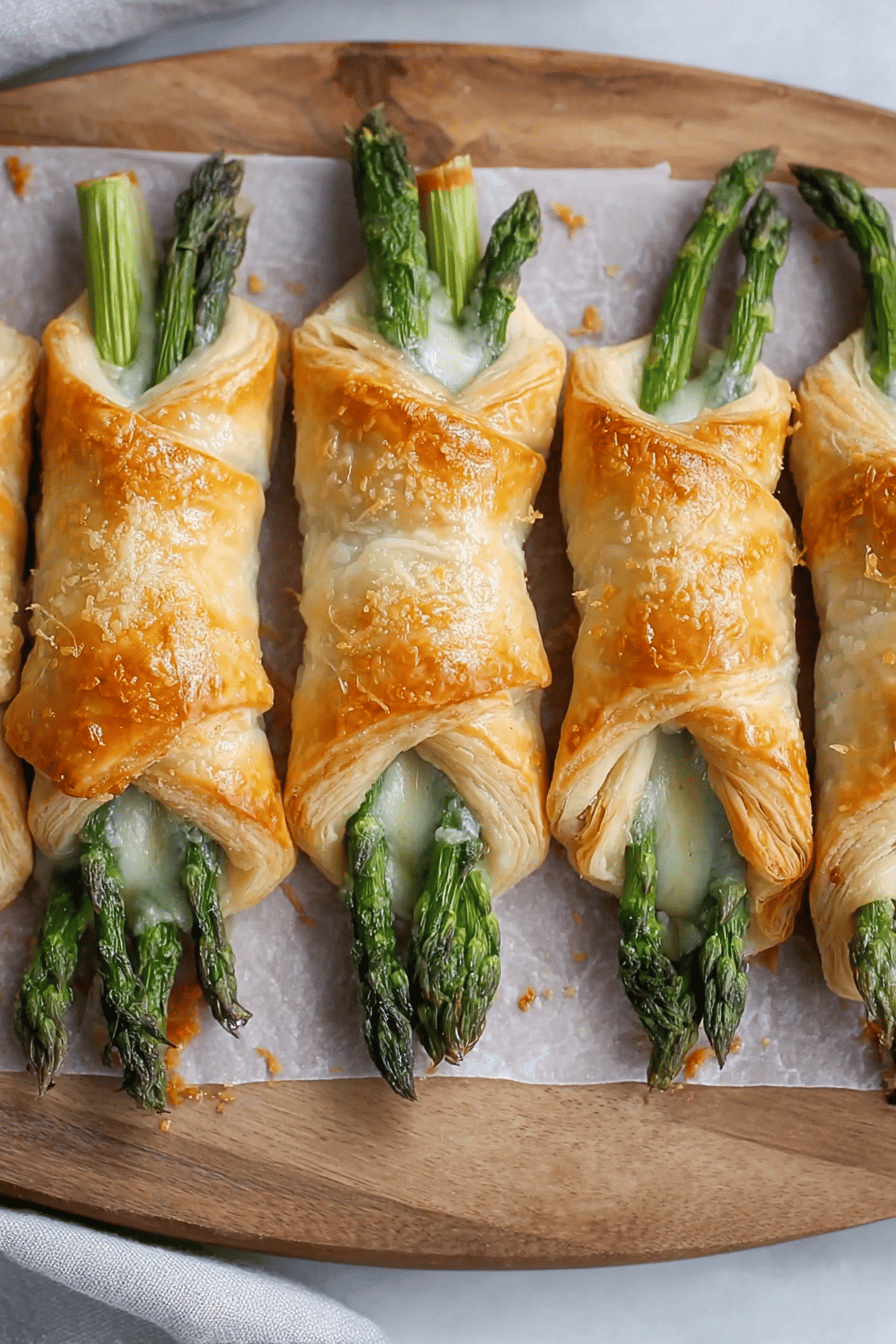 Prosciutto Asparagus Puff Pastry Delights