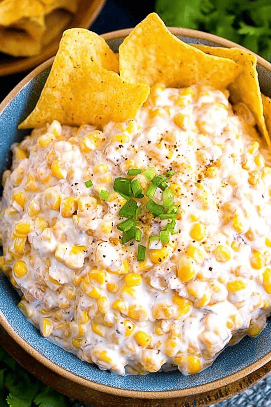 Quick 5-Minute Party Corn Dip