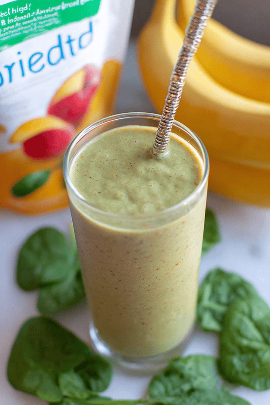 Quick Spinach and Fruit Smoothie for Busy Mornings