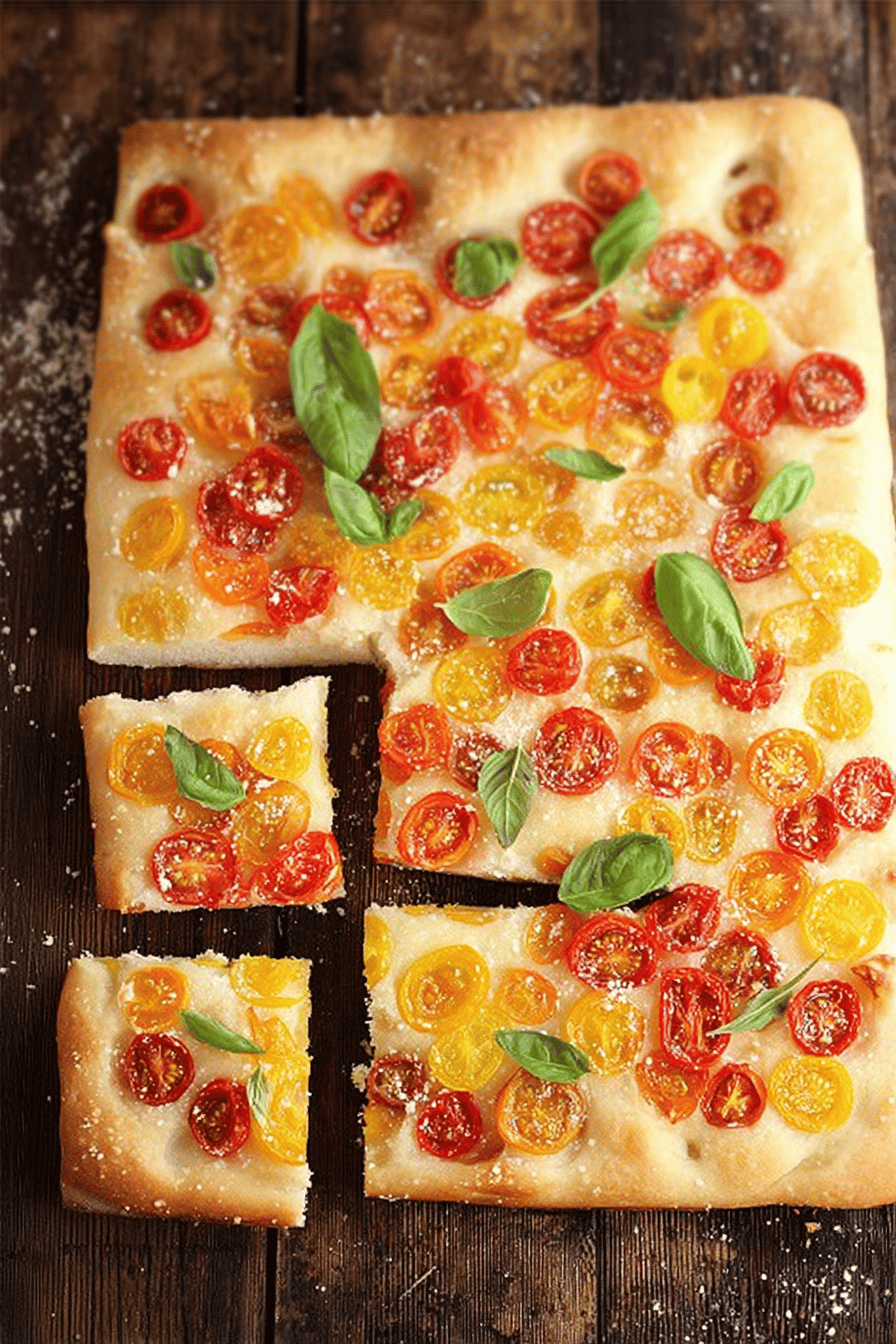 Quick Tomato Focaccia with Pizza Dough