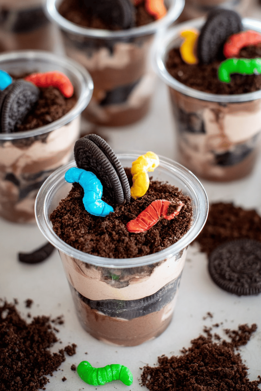 Quick and Easy No-Bake Dirt Pudding Cups