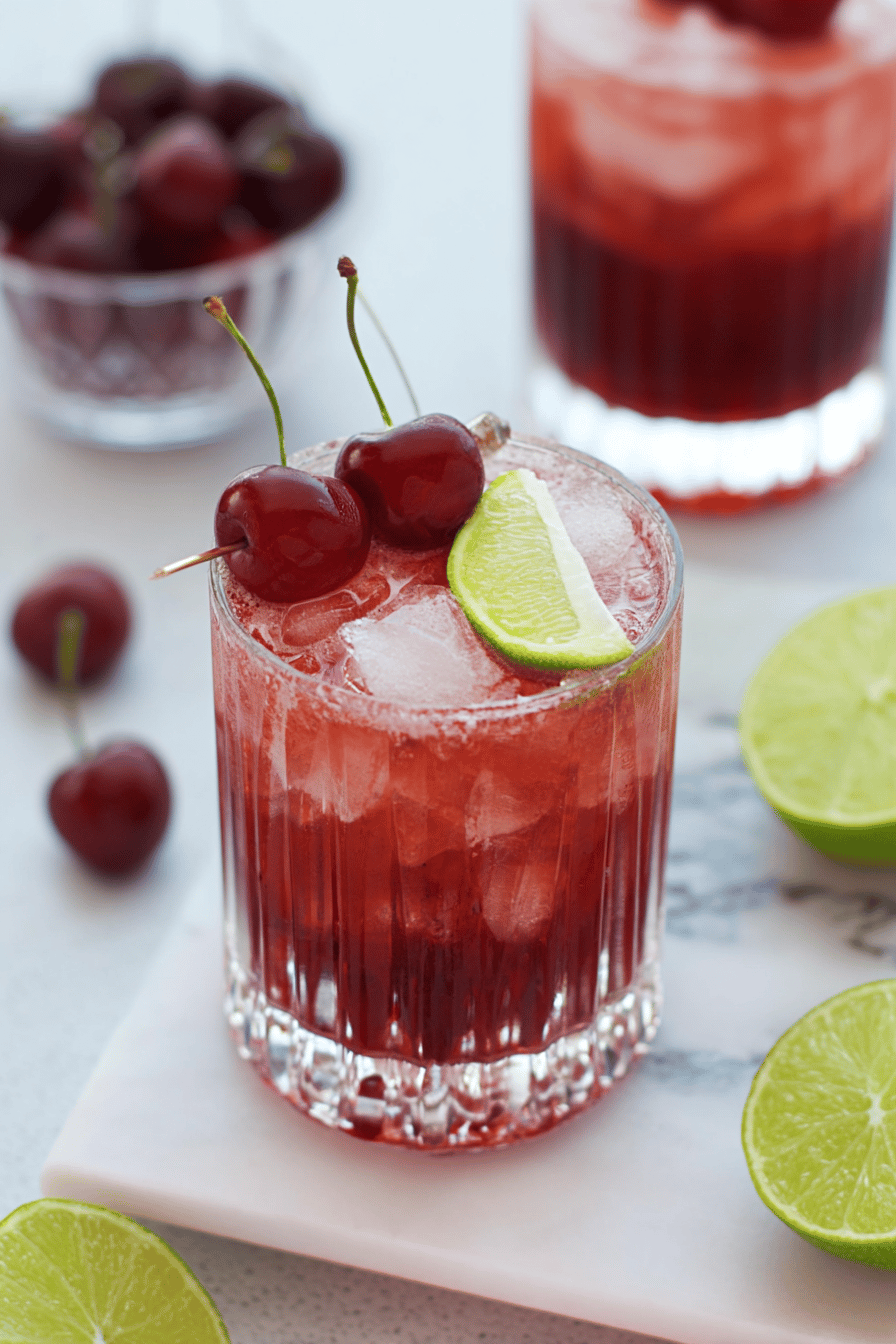 Refreshing Cherry Limeade Mocktail for Summer