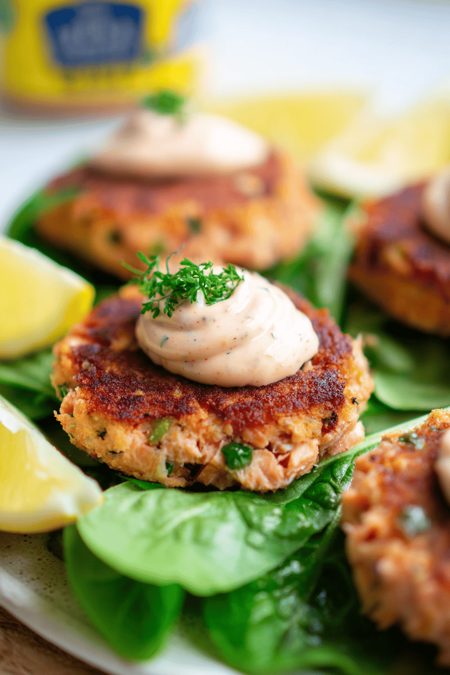 Smoked Salmon Patties with Crispy Flaky Texture