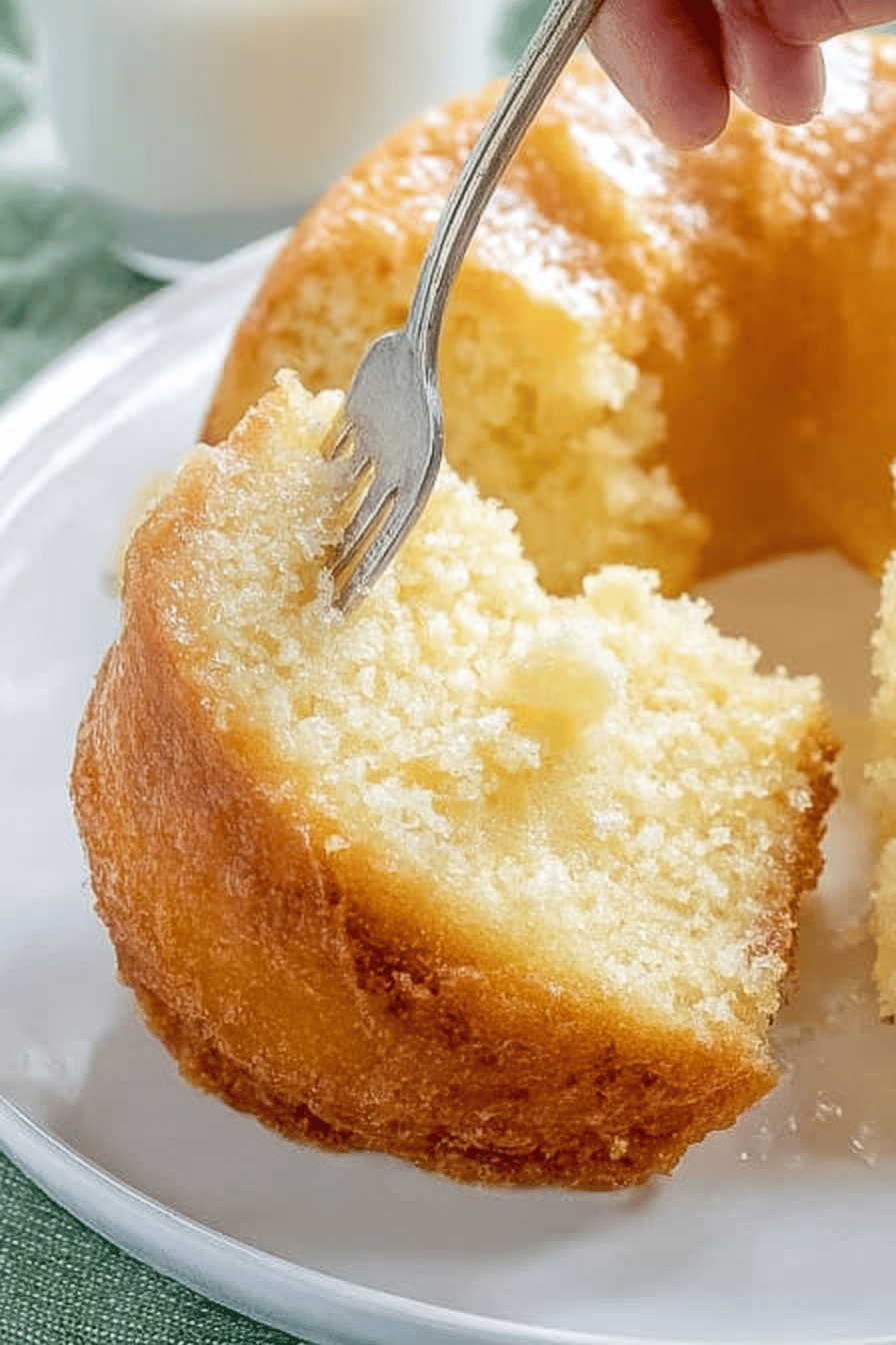 Southern Butter Rum Cake Delight