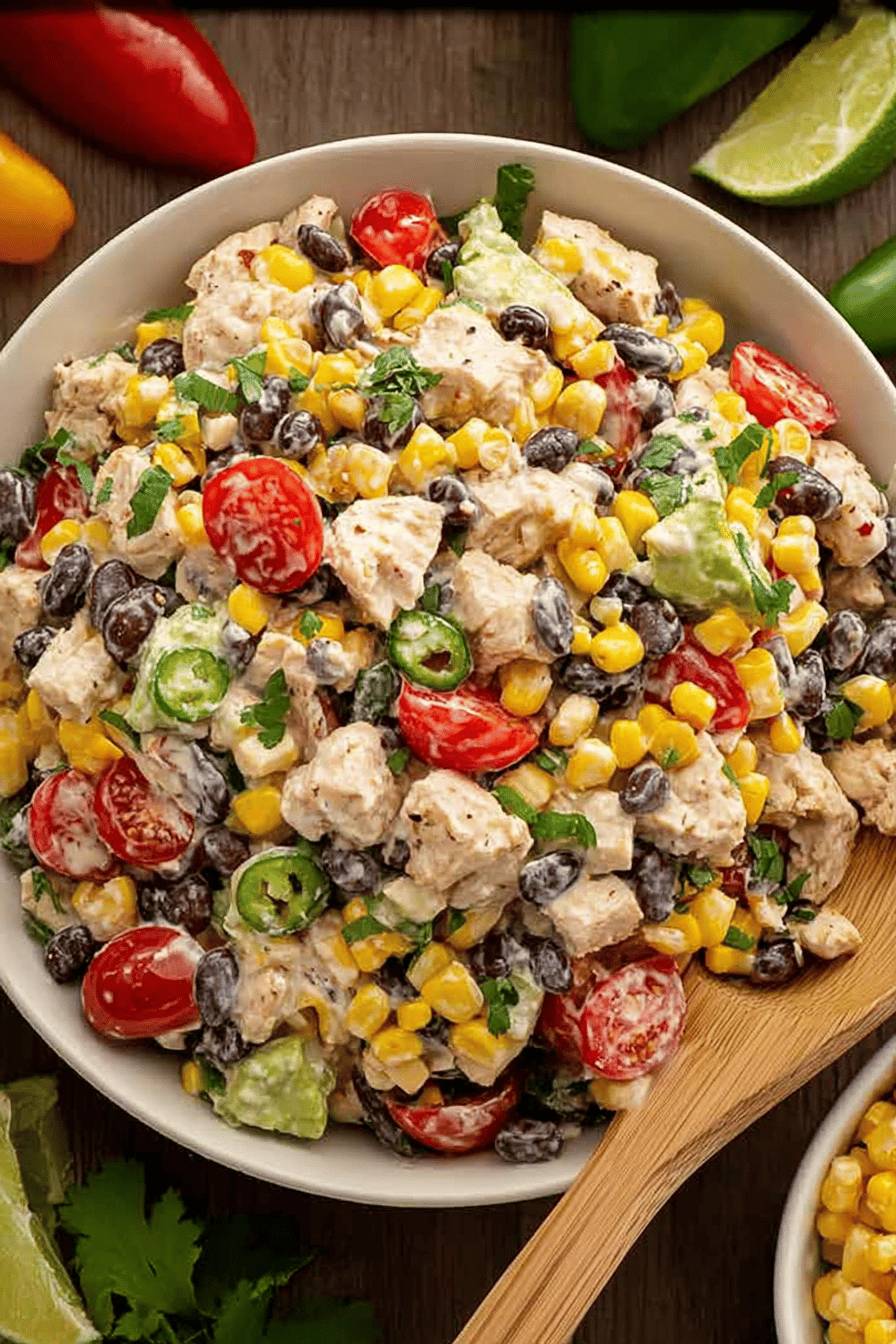 Southwest Chicken Ranch Salad Delight