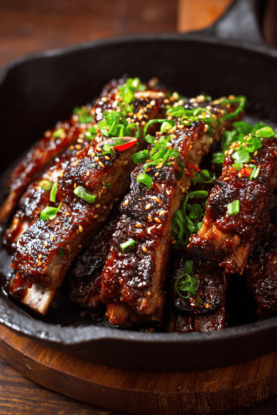 Sticky Asian Baked Pork Ribs for Savory Cravings