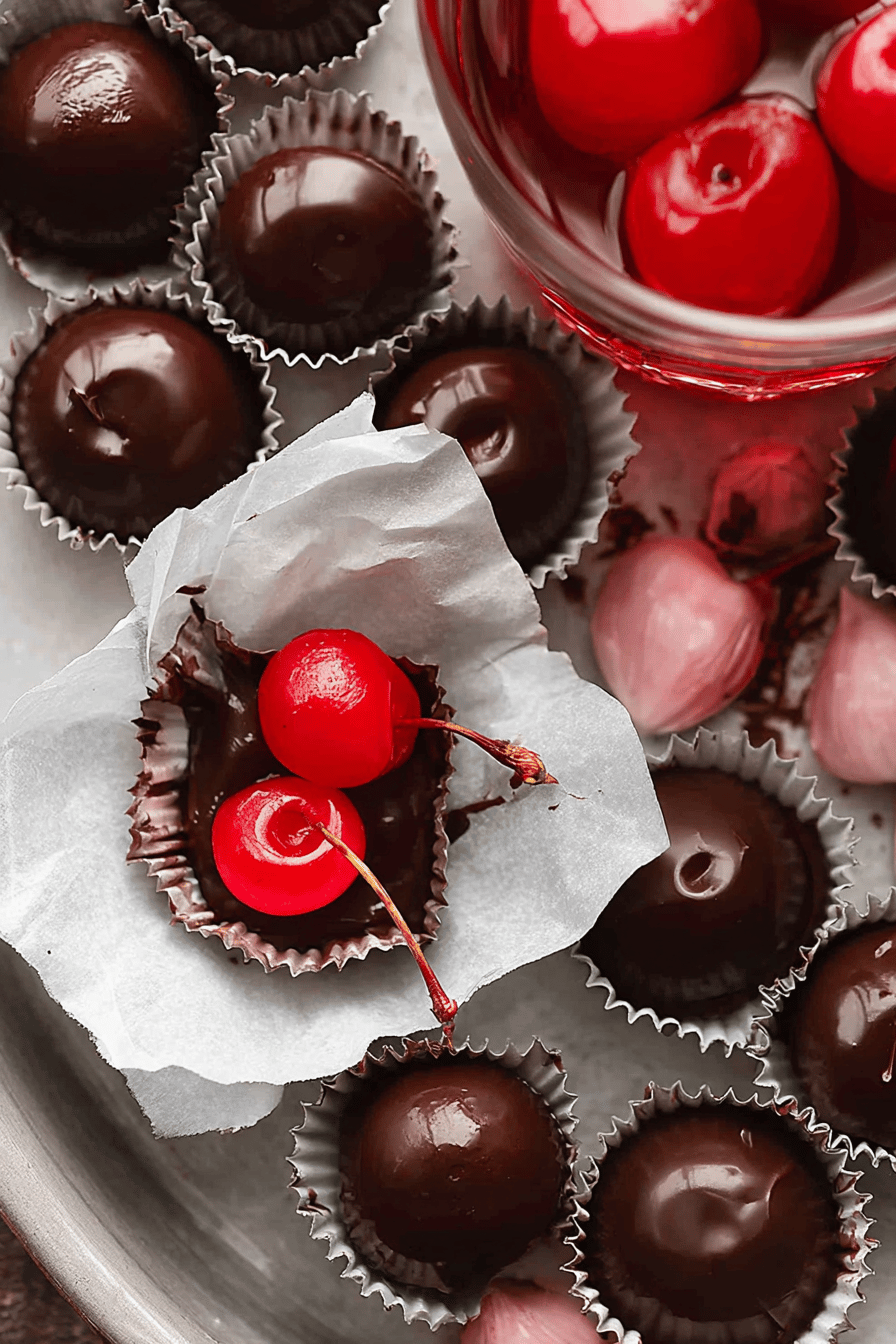 Sweet Cherry Chocolate Cordial Delights