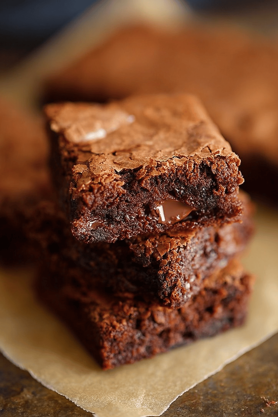 Ultimate One-Bowl Fudgy Homemade Brownies