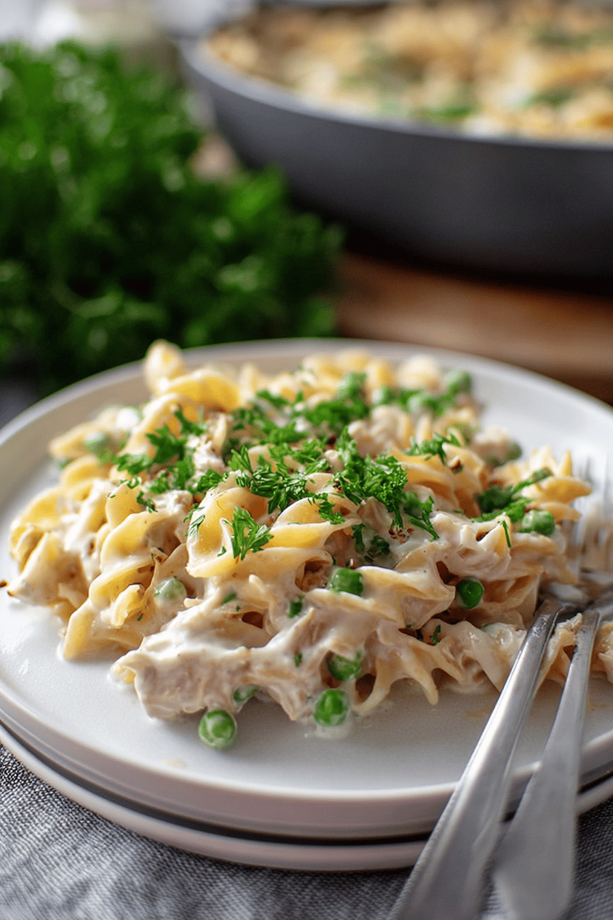 Upgraded 30-Minute Tuna Noodle Casserole
