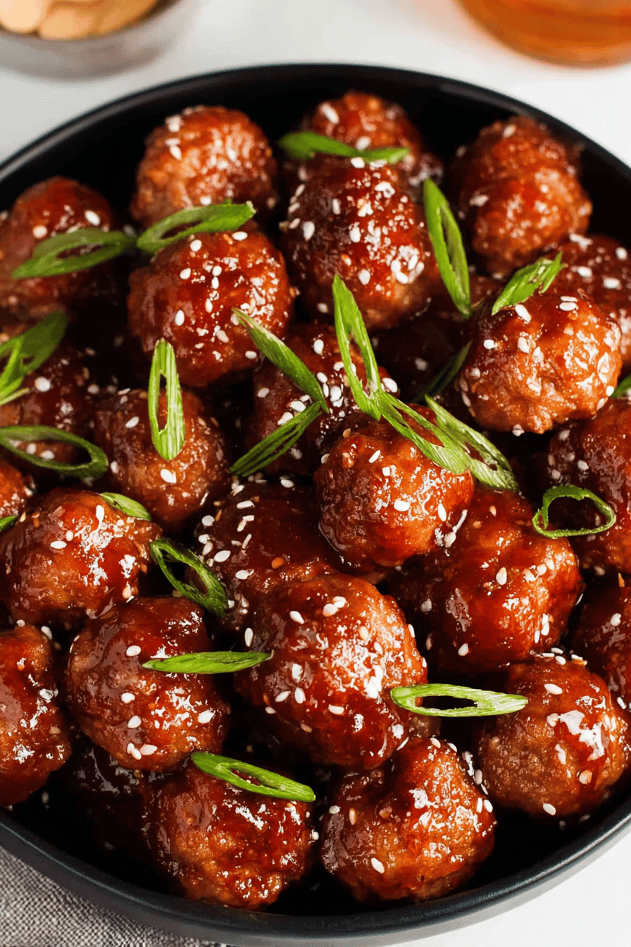 Slow Cooker Honey Garlic Meatballs for Easy Meals