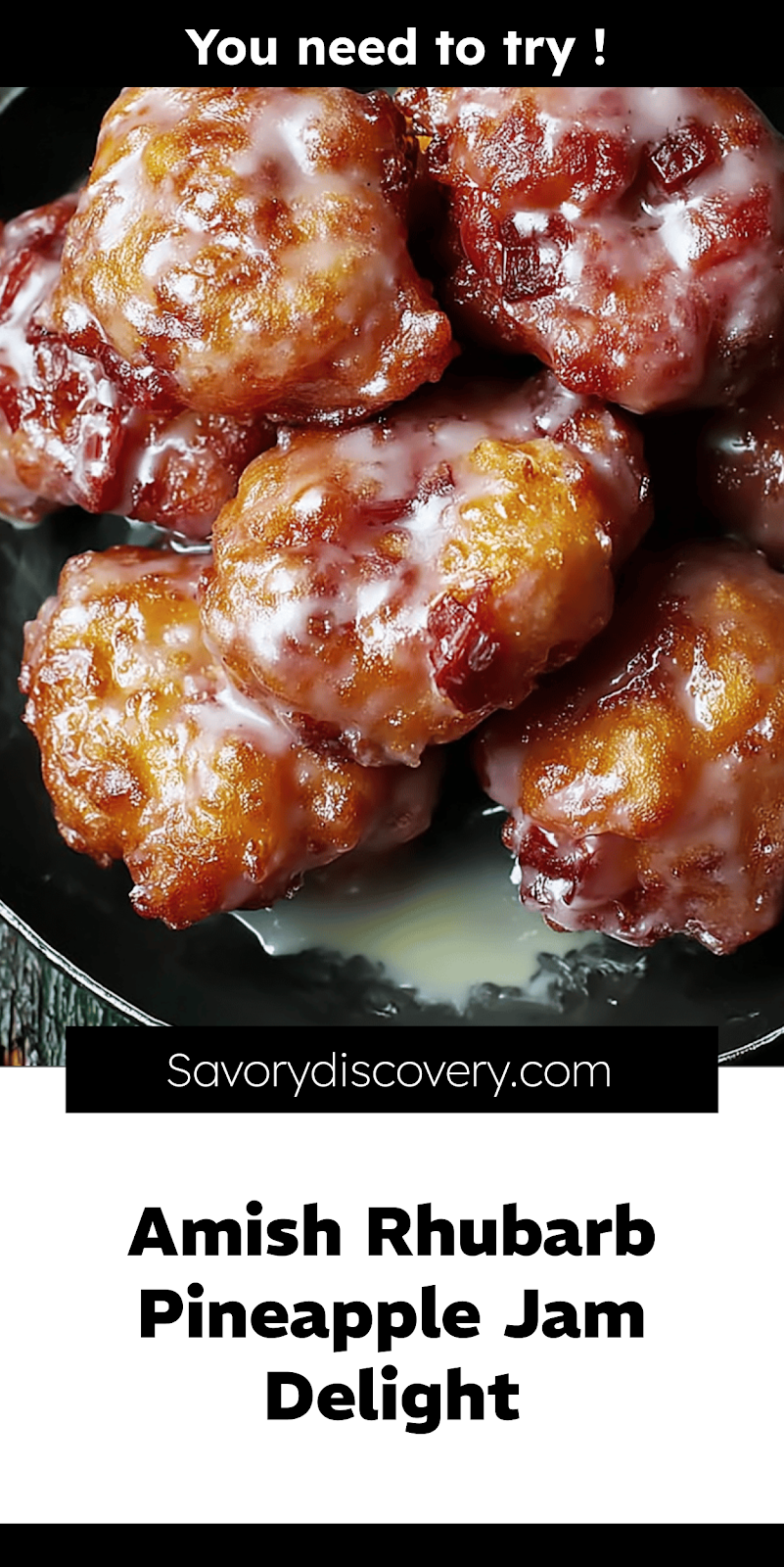 Amish Rhubarb Pineapple Jam Delight