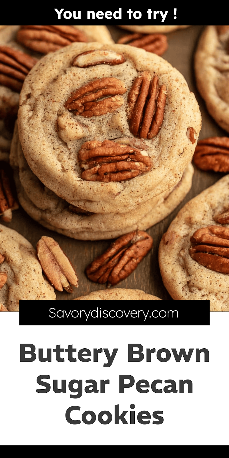 Buttery Brown Sugar Pecan Cookies