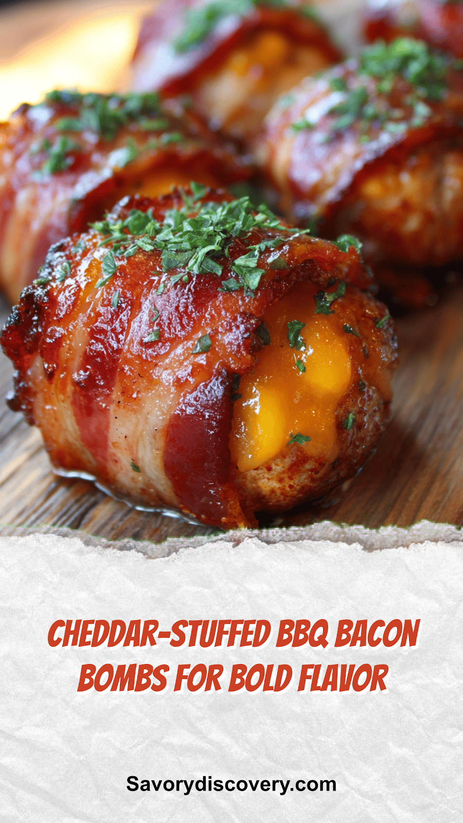 Cheddar-Stuffed BBQ Bacon Bombs for Bold Flavor