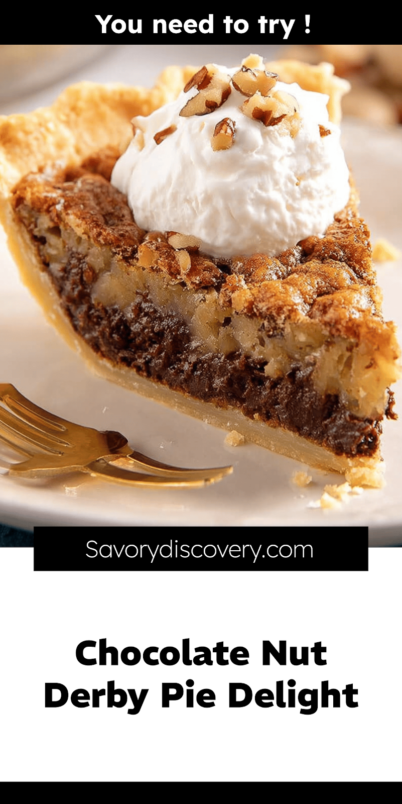 Chocolate Nut Derby Pie Delight