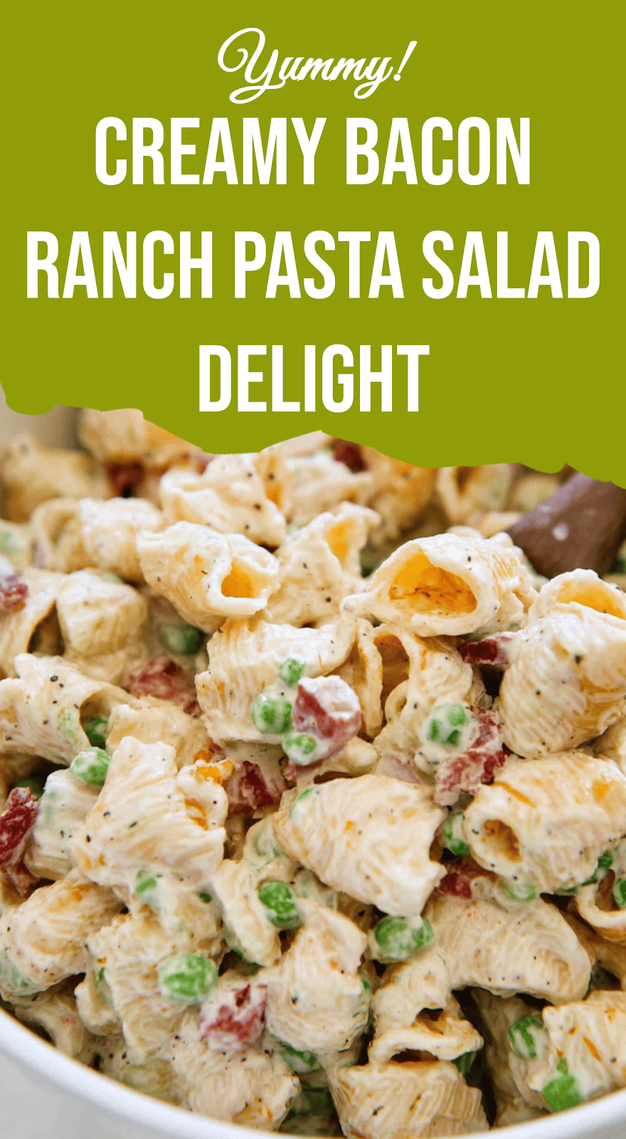 Creamy Bacon Ranch Pasta Salad Delight