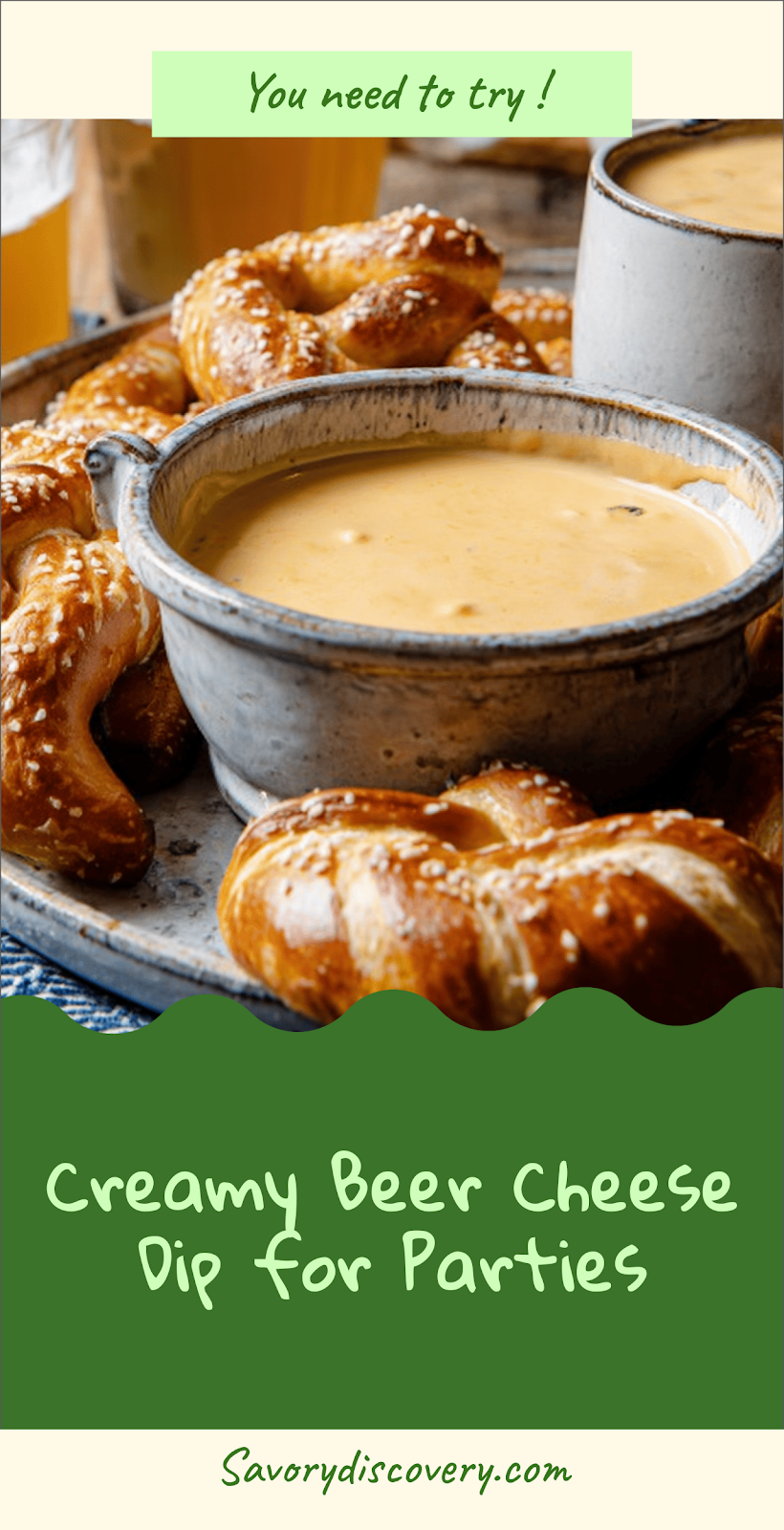 Creamy Beer Cheese Dip for Parties