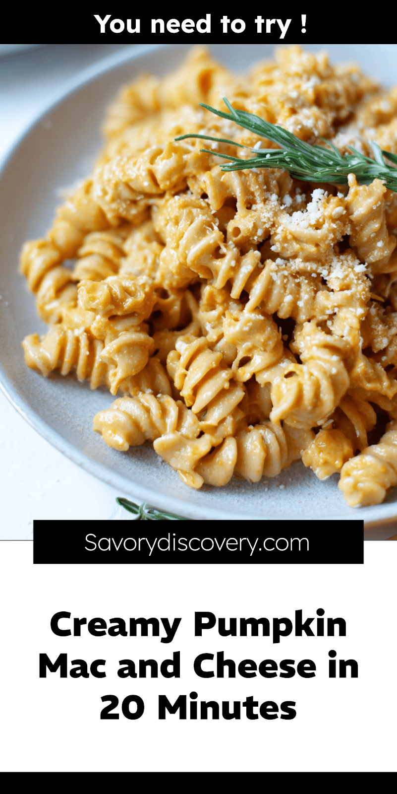 Creamy Pumpkin Mac and Cheese in 20 Minutes