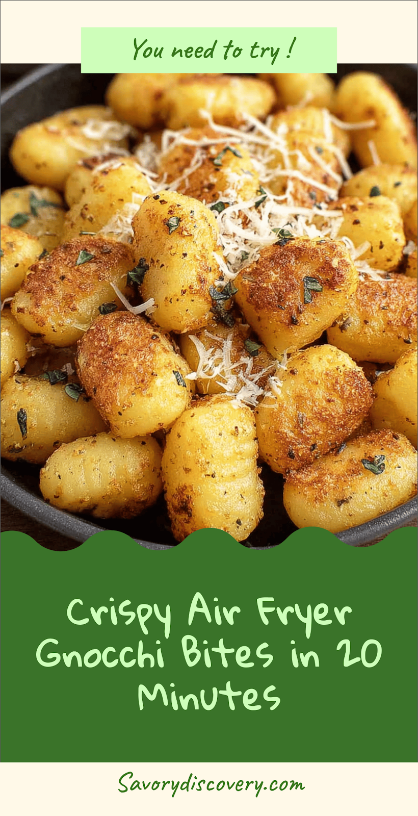 Crispy Air Fryer Gnocchi Bites in 20 Minutes