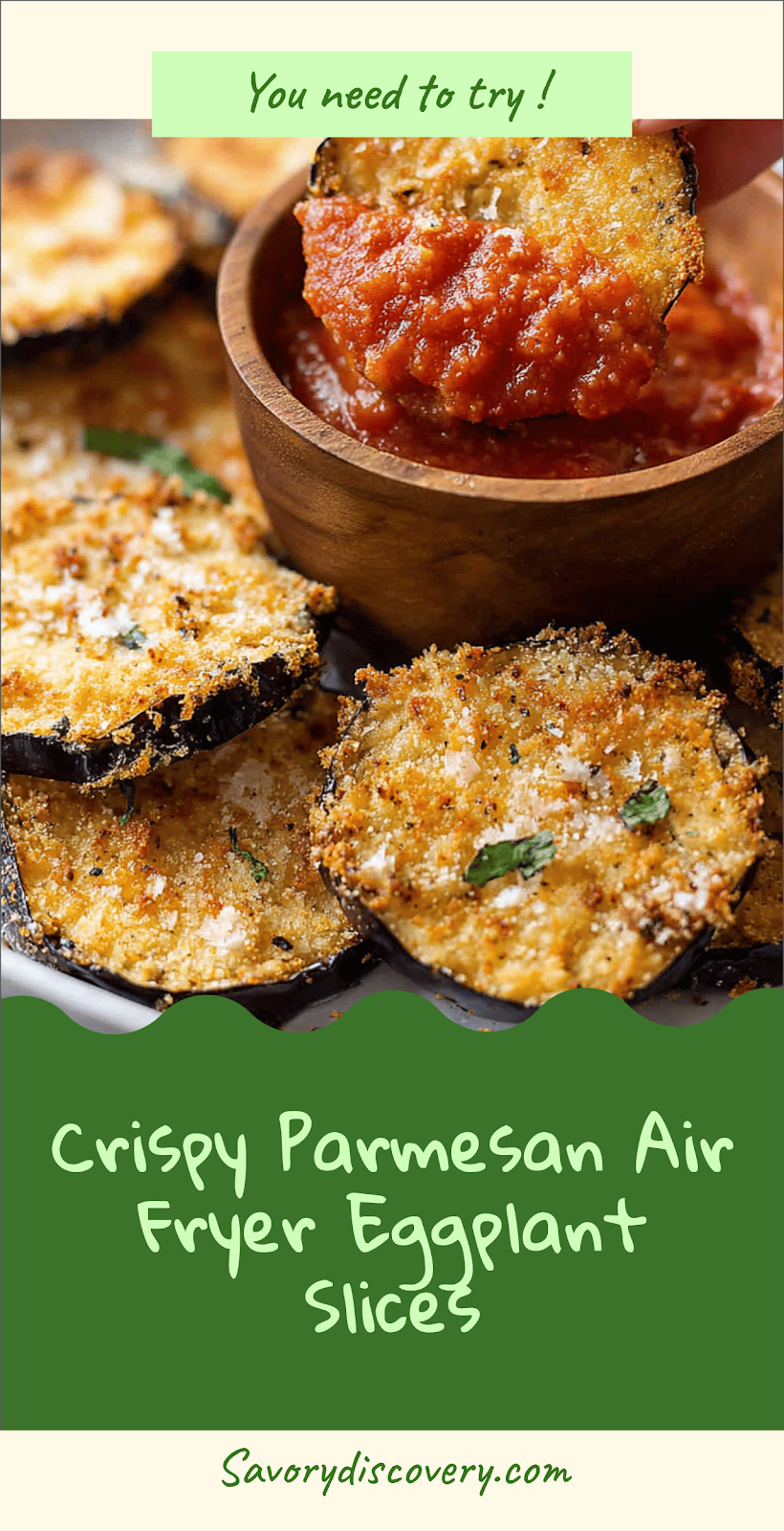 Crispy Parmesan Air Fryer Eggplant Slices