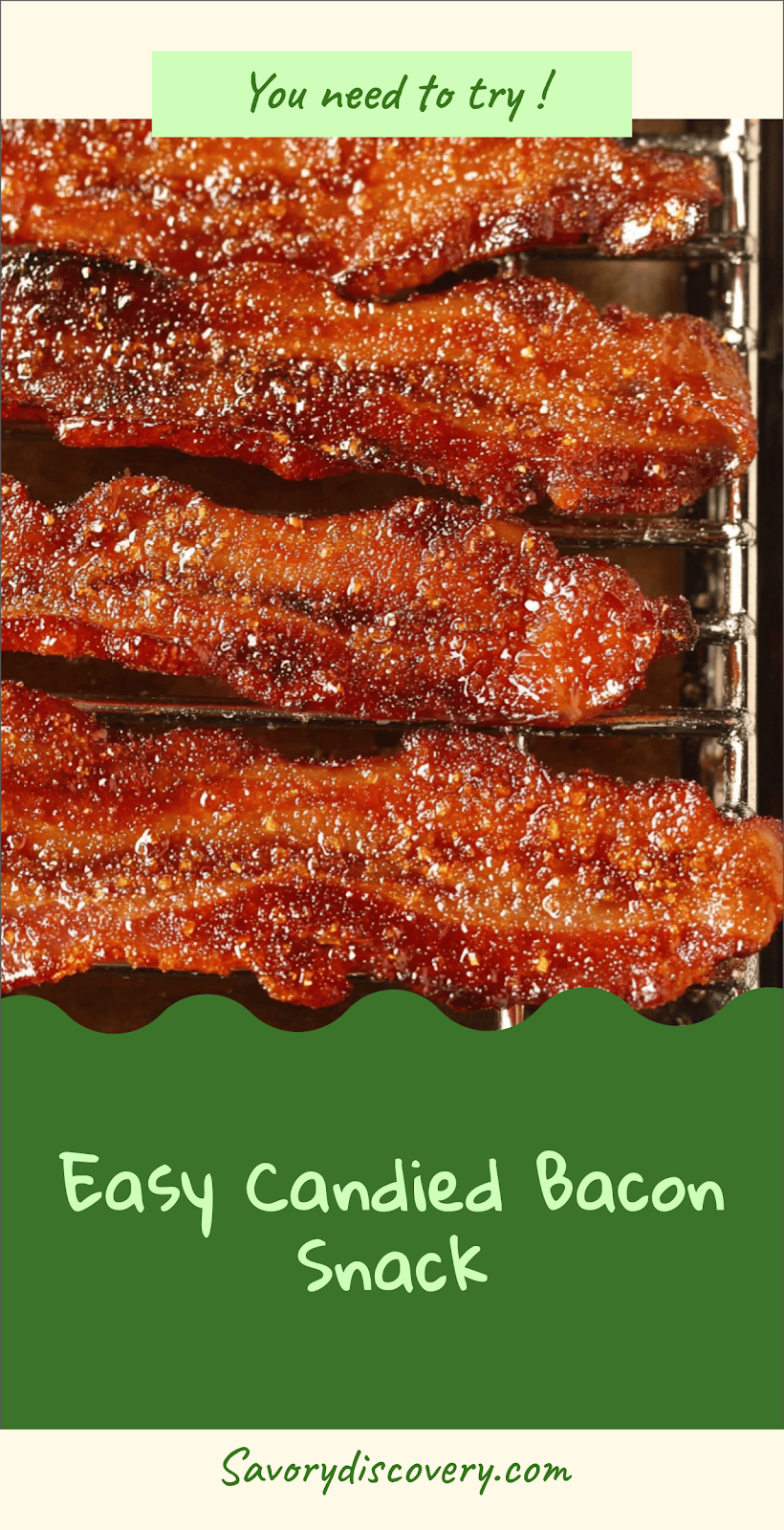 Easy Candied Bacon Snack