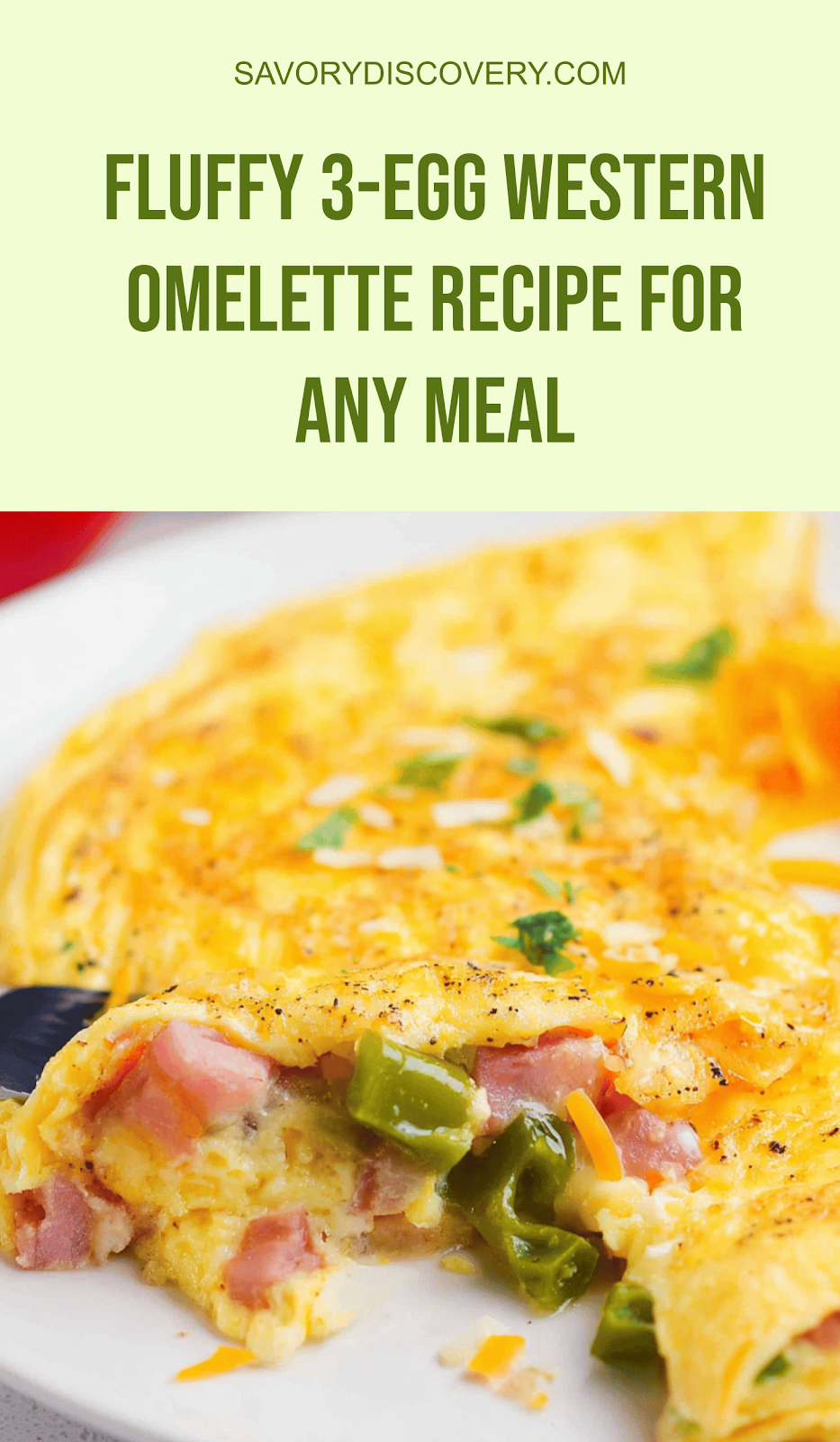 Fluffy 3-Egg Western Omelette Recipe for Any Meal