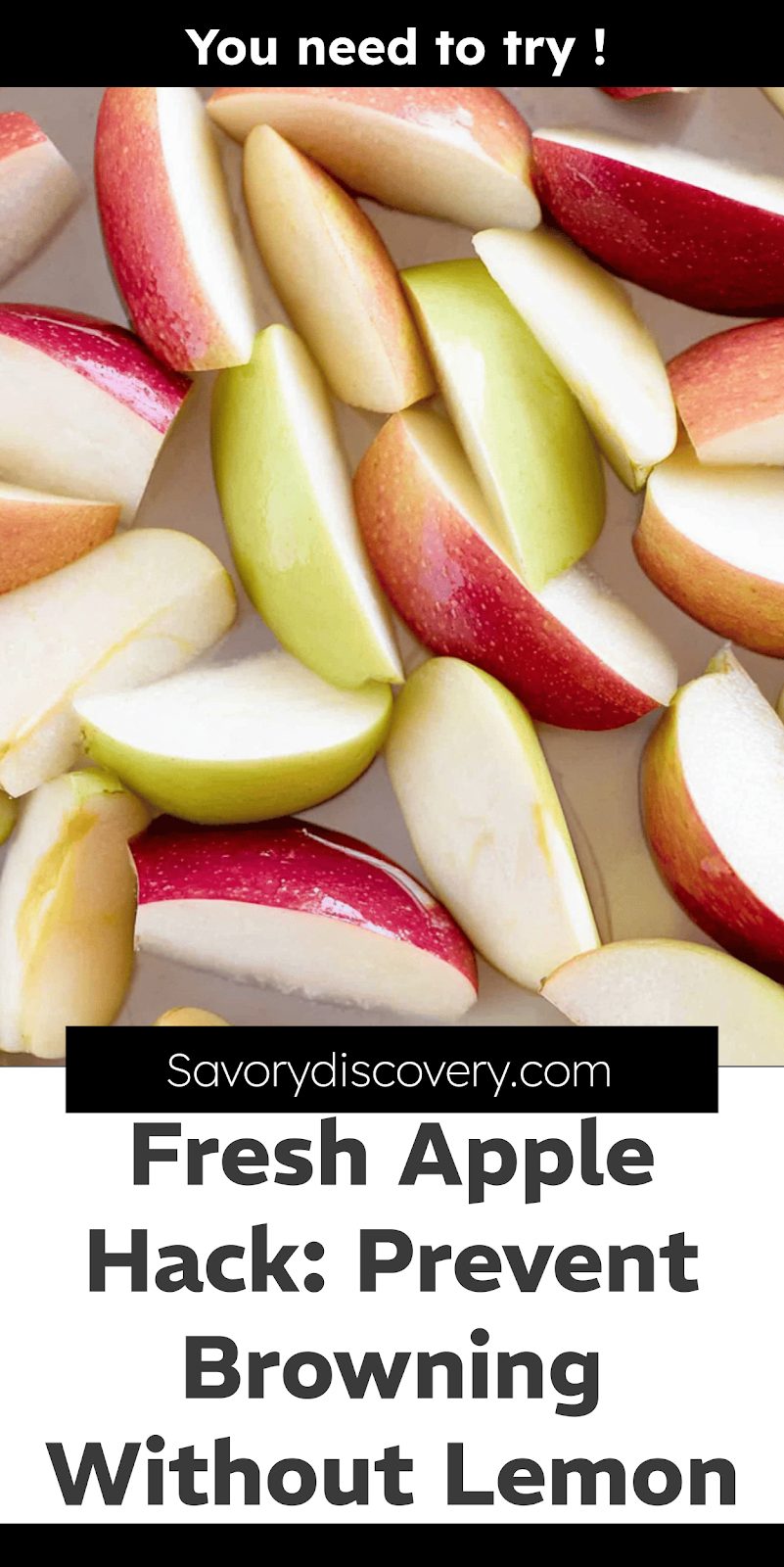 Fresh Apple Hack: Prevent Browning Without Lemon