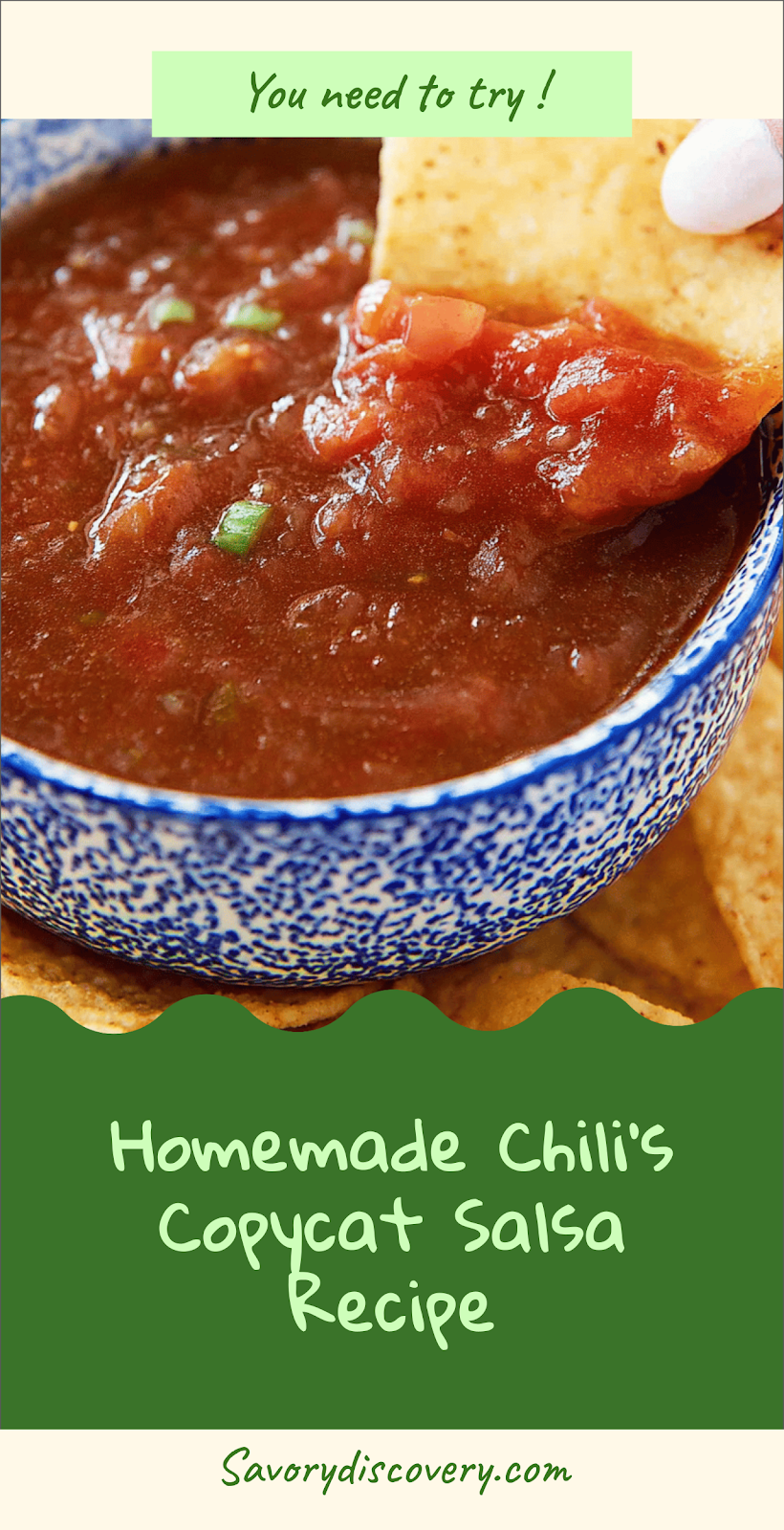 Homemade Chili's Copycat Salsa Recipe
