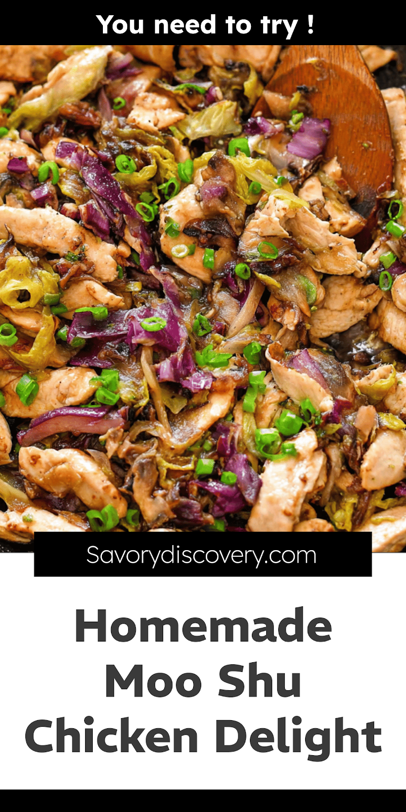 Homemade Moo Shu Chicken Delight