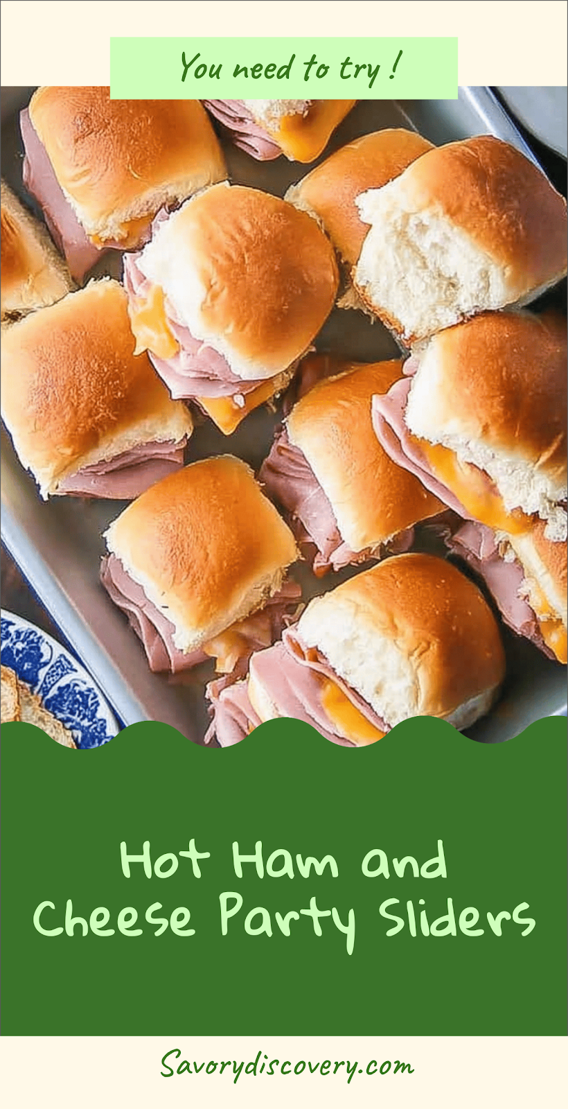 Hot Ham and Cheese Party Sliders