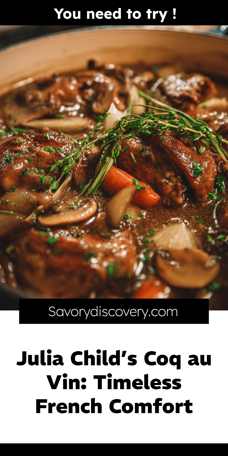 Julia Child’s Coq au Vin: Timeless French Comfort