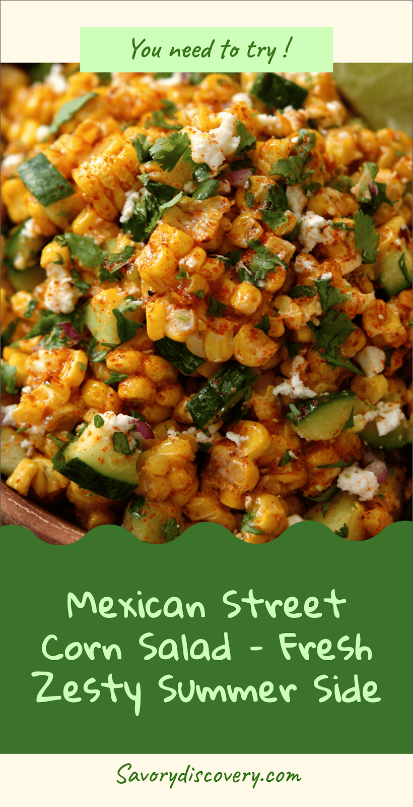 Mexican Street Corn Salad – Fresh Zesty Summer Side