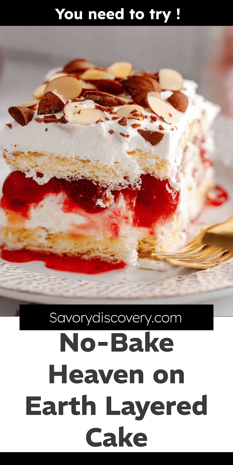 No-Bake Heaven on Earth Layered Cake