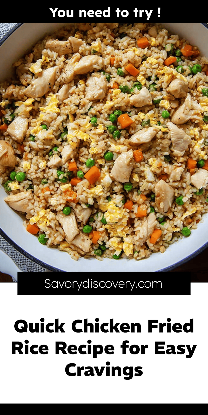 Quick Chicken Fried Rice Recipe for Easy Cravings