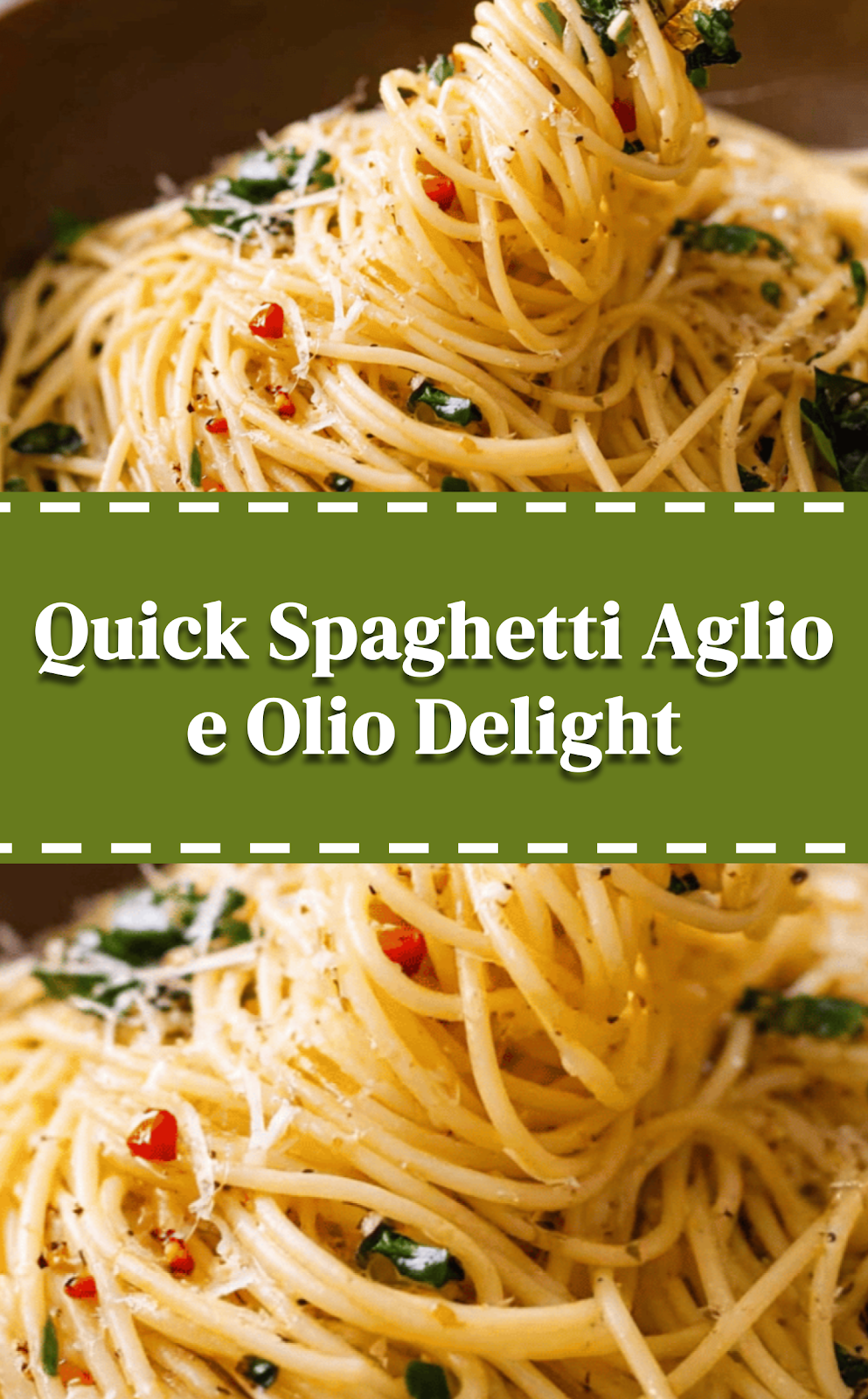 Quick Spaghetti Aglio e Olio Delight