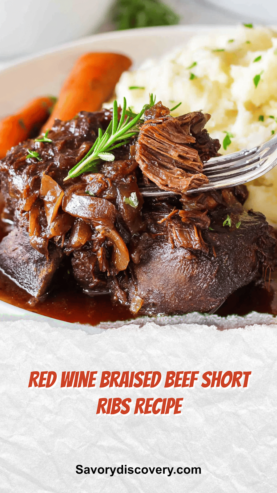 Red Wine Braised Beef Short Ribs Recipe