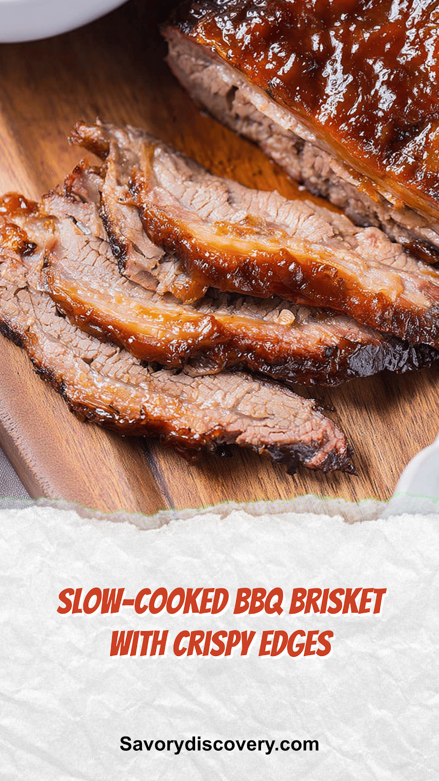 Slow-Cooked BBQ Brisket with Crispy Edges