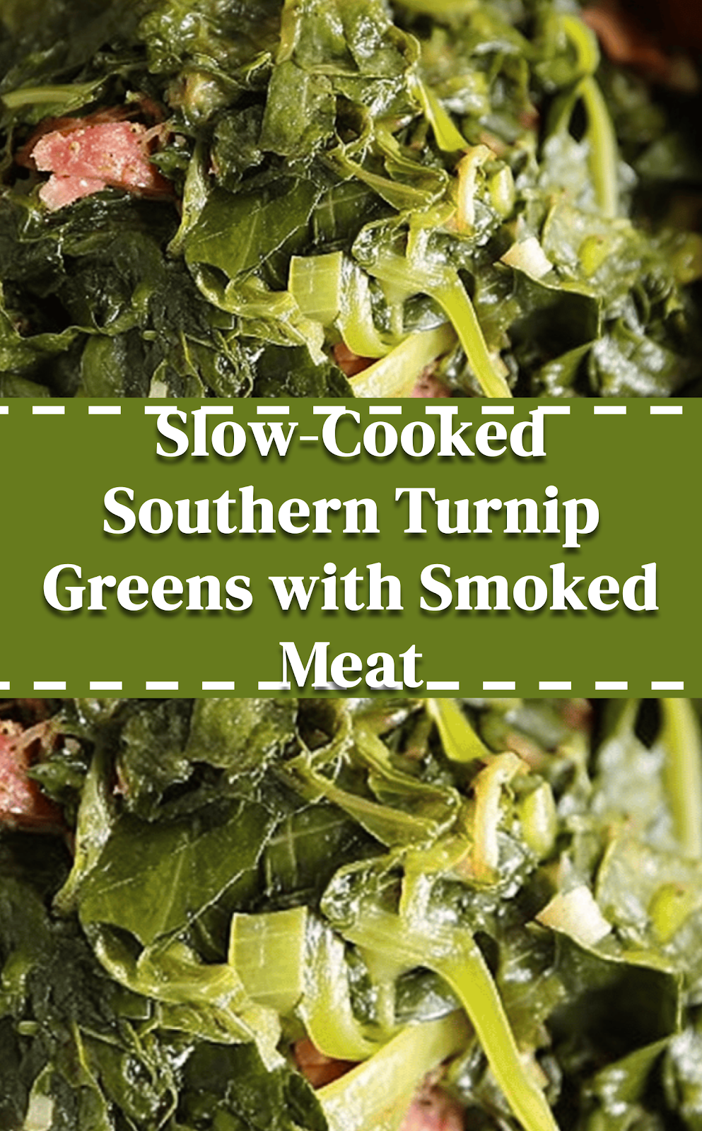 Slow-Cooked Southern Turnip Greens with Smoked Meat