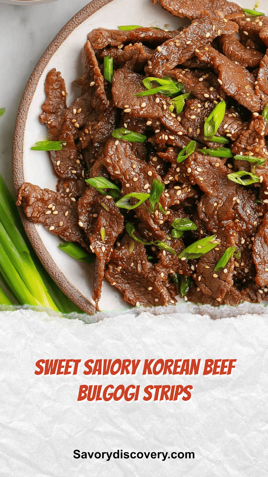 Sweet Savory Korean Beef Bulgogi Strips