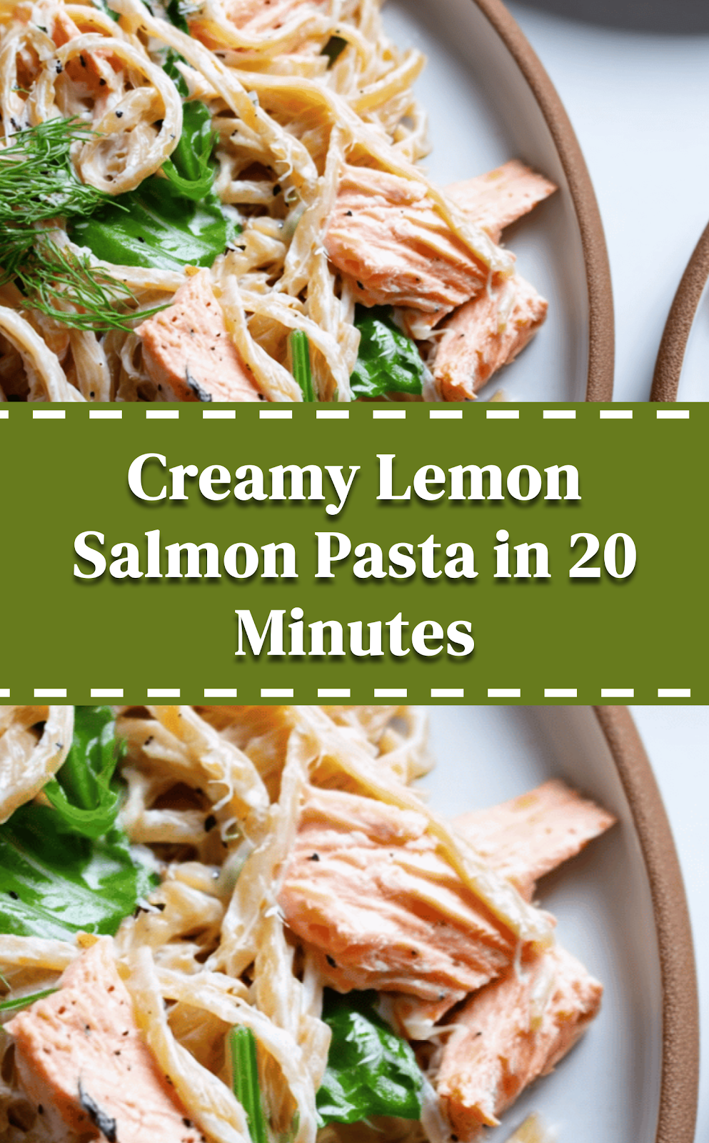 Creamy Lemon Salmon Pasta in 20 Minutes