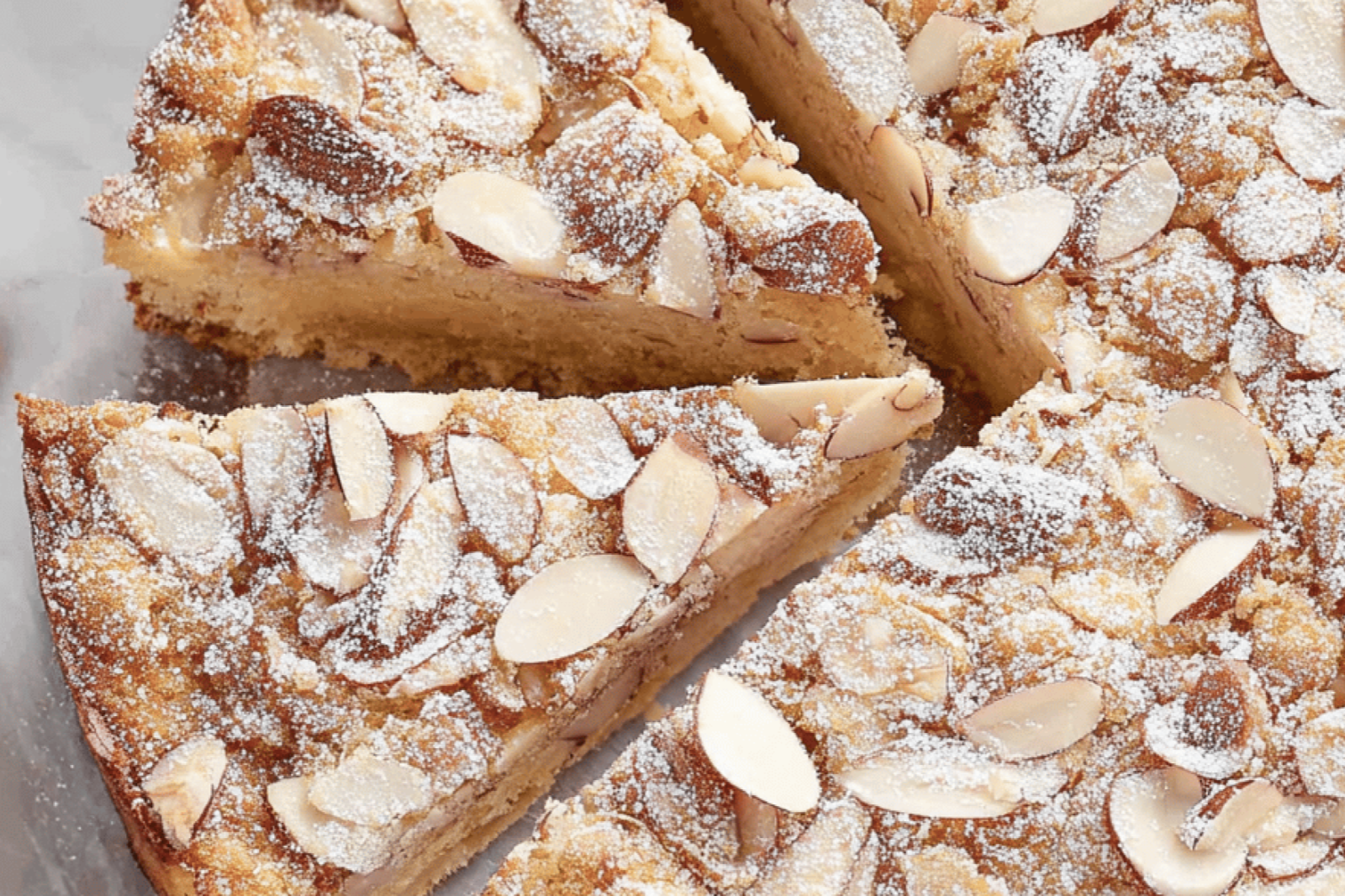 Almond Torte with Sugary Crunch Topping